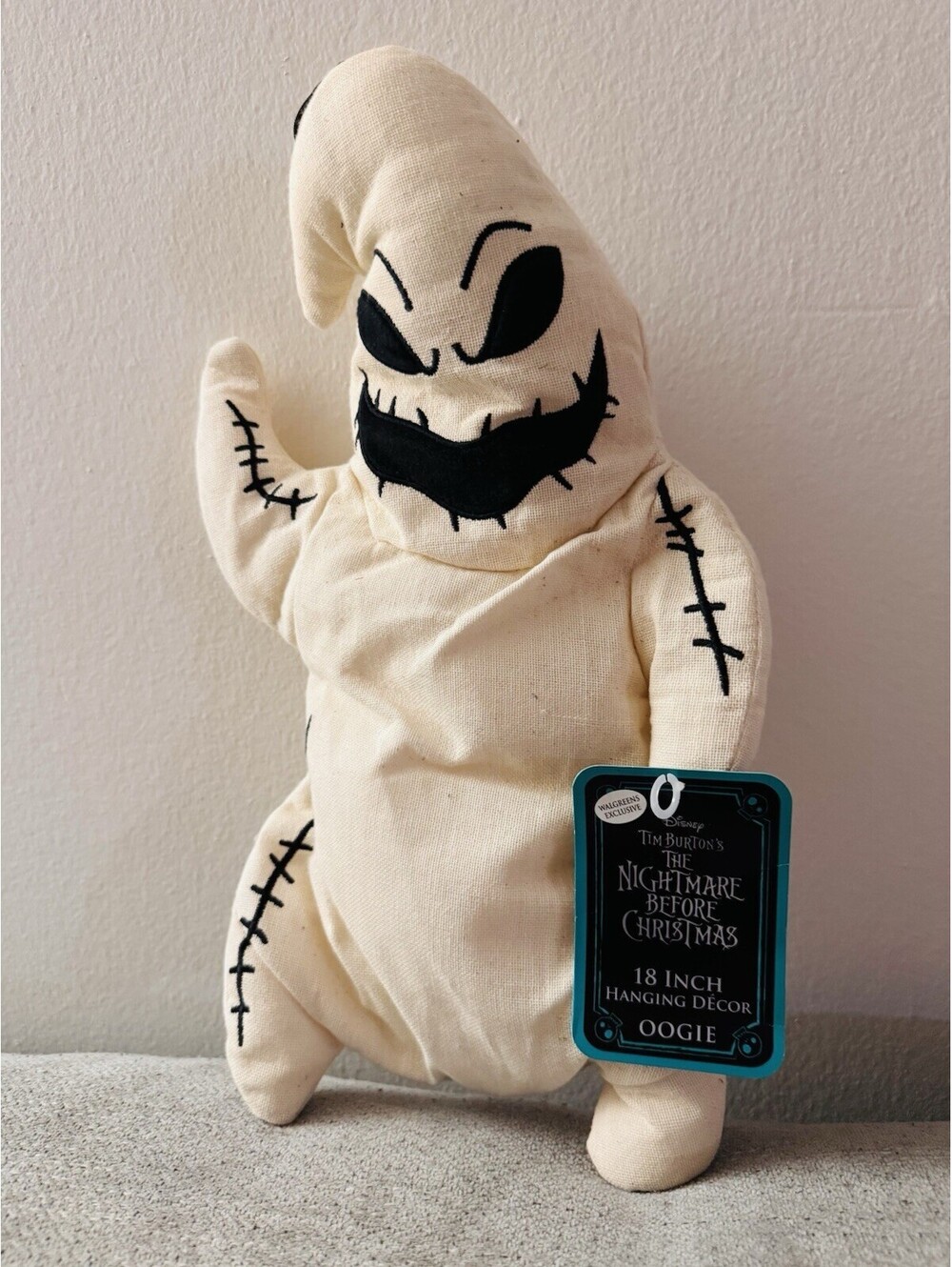 Nightmare Before Christmas 18" Hanging Oogie Boogie Disney NBC